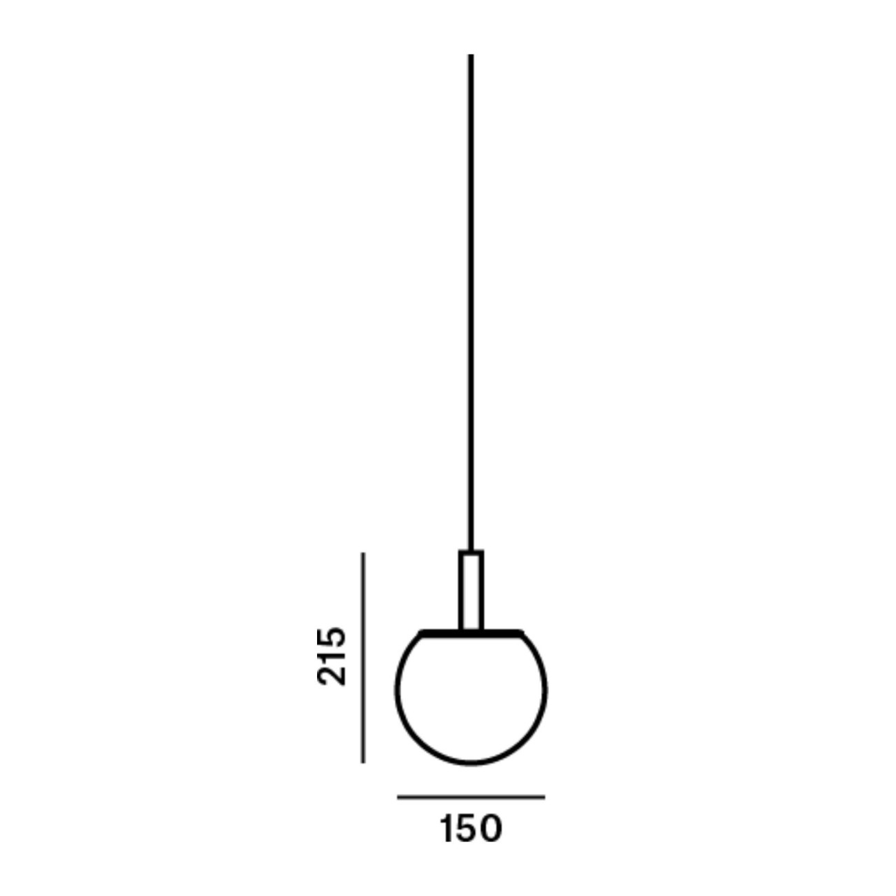 Sfera 150 pendant lamp Brokis