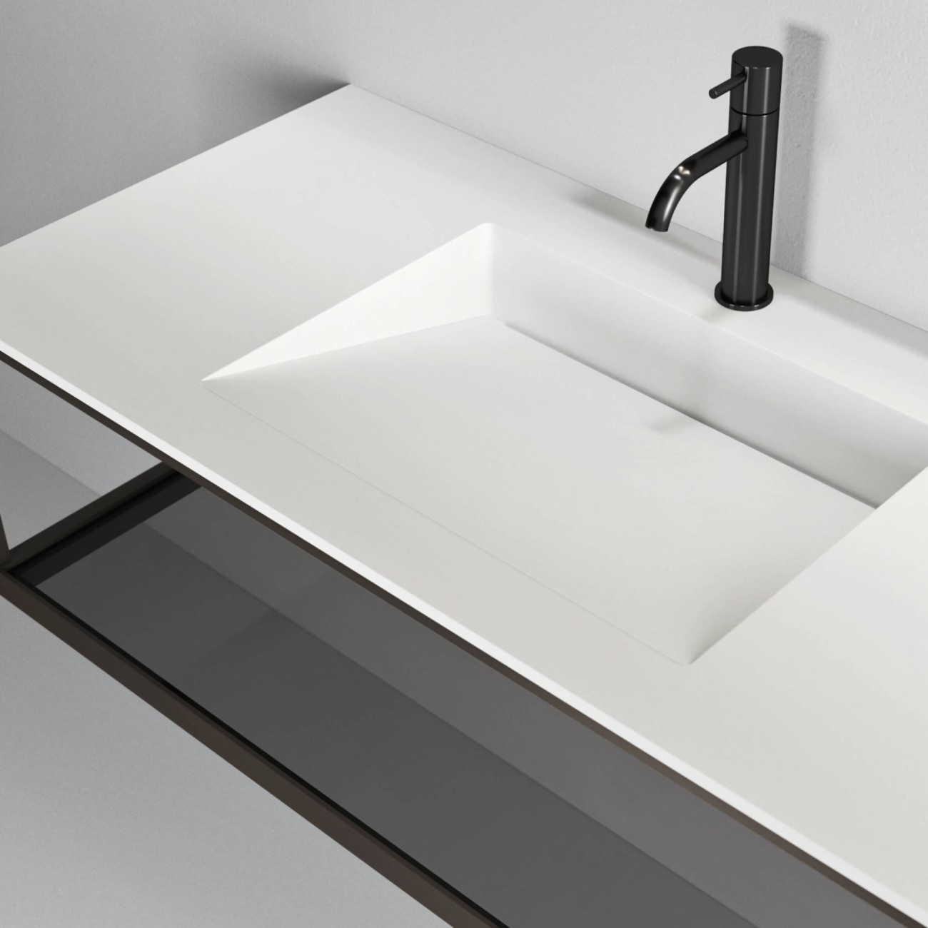 Modular washbasins and ceramic top: Catalano Horizon