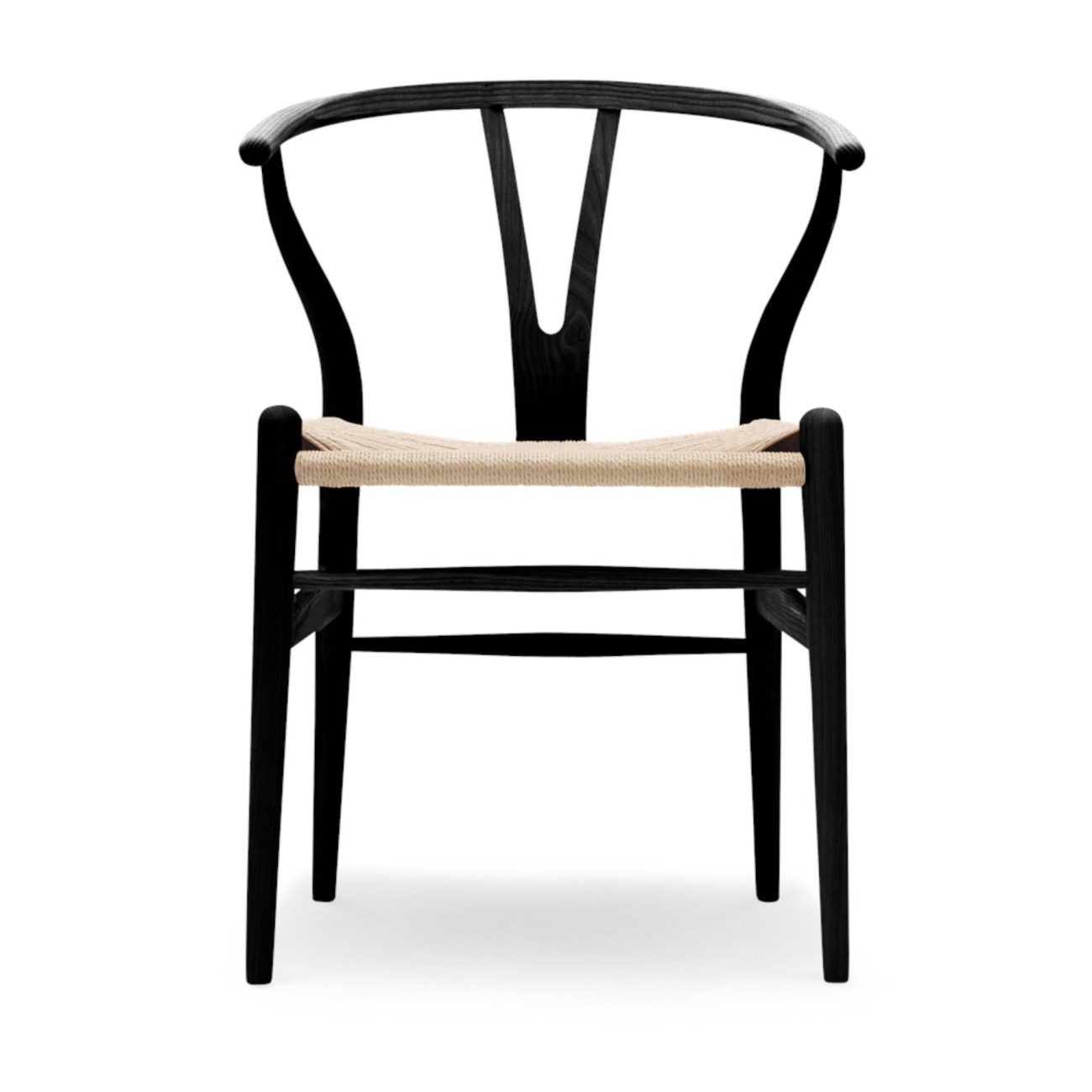 Wishbone Chair CH24 Ash Black Carl Hansen & Son